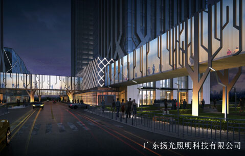 環宇匯金中心底層商業燈光設計效果圖