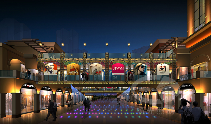 商業街夜景亮化設計