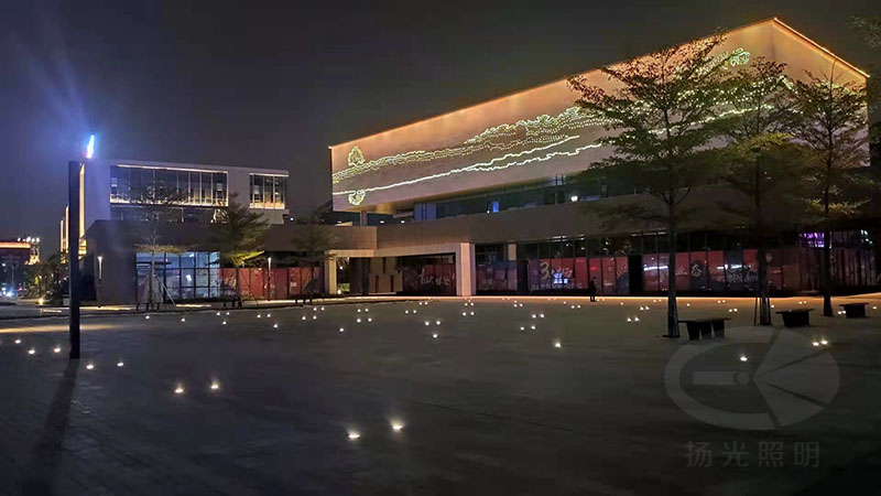 產業園夜景亮化工程實景圖