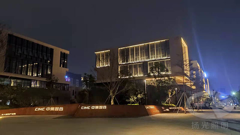 創意園夜景照明工程實景圖