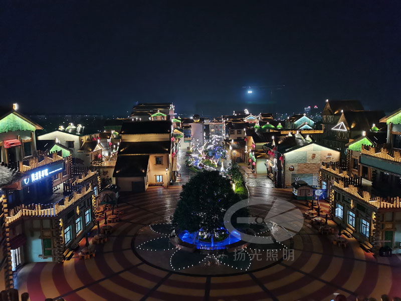 景區夜景照明實景圖