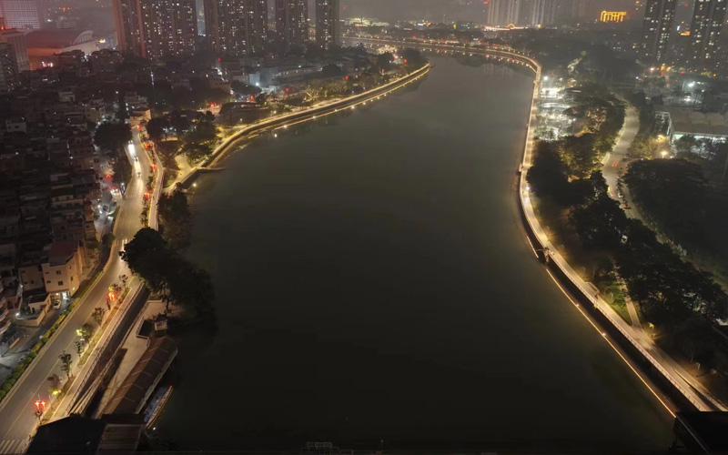 東莞三江六岸濱水岸線示范段項目二期工程景觀照明工程